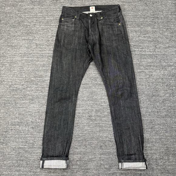 Somet Japan Selvedge Denim Jeans Men 27 (Fits 29X32) Raw Denim Japan Hipster - Picture 1 of 12